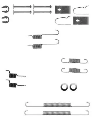 TEXTAR TEXTAR (97033600) 1x Accessory Kit, brake shoes 