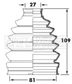  FIRST LINE Drive Shaft Cv Boot Kit