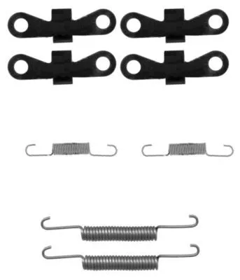 TEXTAR TEXTAR (97035700) 1x Accessory Kit, parking brake shoes 