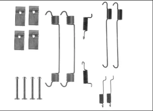 TEXTAR TEXTAR (97041100) 1x Accessory Kit, brake shoes 