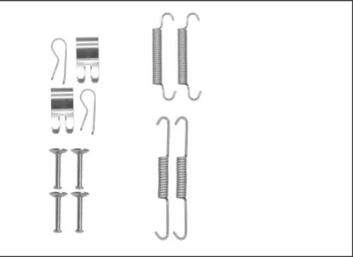 TEXTAR TEXTAR (97042700) 1x Accessory Kit, parking brake shoes 