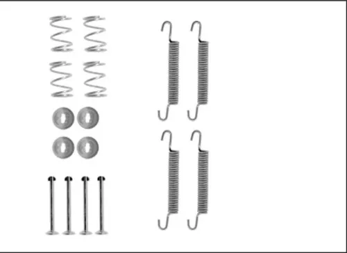 TEXTAR TEXTAR (97043400) 1x Accessory Kit, parking brake shoes 