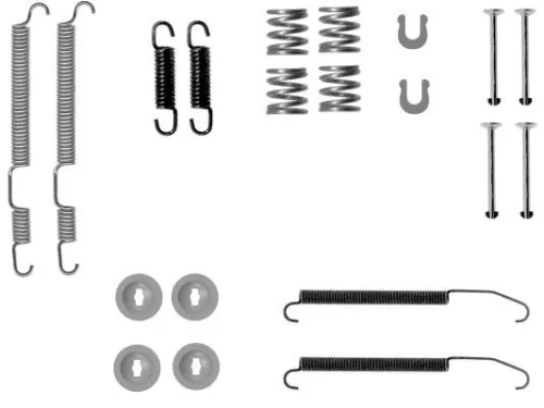 TEXTAR TEXTAR (97048900) 1x Accessory Kit, brake shoes 