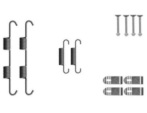 TEXTAR TEXTAR (97049100) 1x Accessory Kit, parking brake shoes 