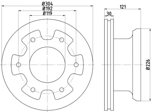 TEXTAR TEXTAR (93191400) 1x  TEXTAR Brake Disc 