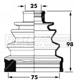 FIRST LINE FIRST LINE FCB6031  FIRST LINE Drive Shaft Cv Boot Kit 