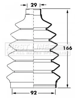 FIRST LINE FIRST LINE FCB6042  FIRST LINE Drive Shaft Cv Boot Kit 