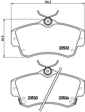 ABS ABS (11012) ABS 11012 Brake Pad Set 