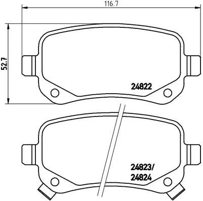 ABS ABS (11021) ABS 11021 Brake Pad Set 