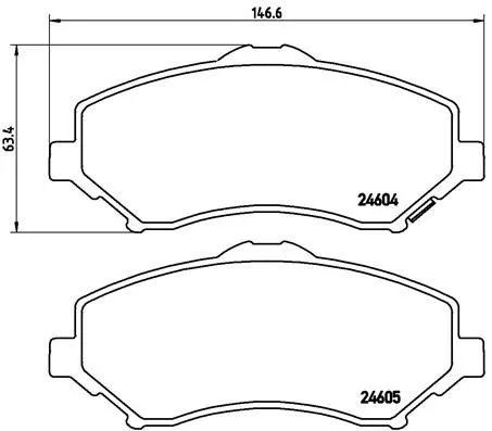 ABS ABS (11025) ABS 11025 Brake Pad Set 