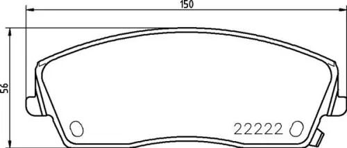ABS ABS (11041) ABS 11041 Brake Pad Set 