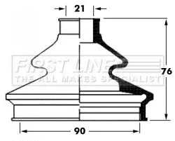  FIRST LINE Drive Shaft Cv Boot Kit