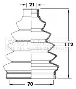  FIRST LINE Drive Shaft Cv Boot Kit