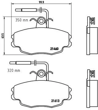 ABS ABS (61043) ABS 61043 Brake Pad Set 