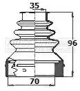 FIRST LINE FIRST LINE FCB6141  FIRST LINE Drive Shaft Cv Boot Kit 