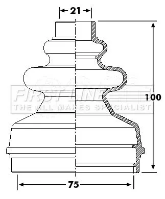  FIRST LINE Drive Shaft Cv Boot Kit