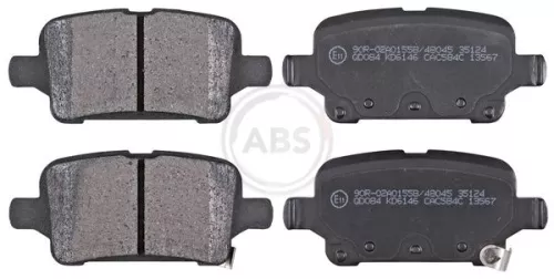 ABS Brake Pad Set, disc brake (35124)