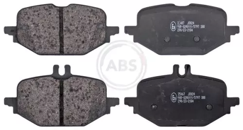 ABS Brake Pad Set, disc brake (35407)