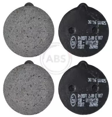 ABS Brake Pad Set, disc parking brake (36116)