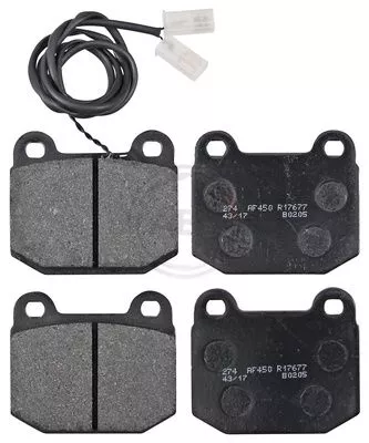ABS Brake Pad Set, disc brake (36171)