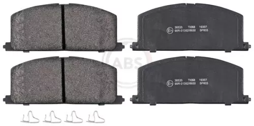 ABS Brake Pad Set, disc brake (36535)
