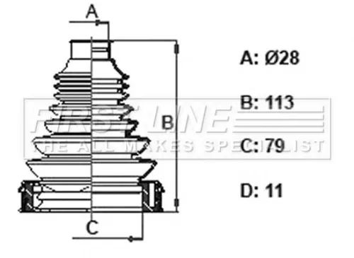 Bellow Kit, drive shaft