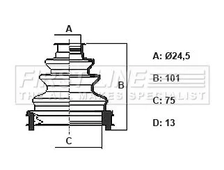 Bellow Kit, drive shaft