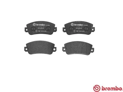 ABS Brake Pad Set, disc brake (P 23 013)