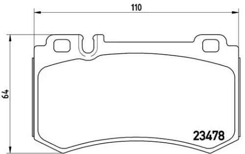 ABS Brake Pad Set, disc brake (P 50 061)