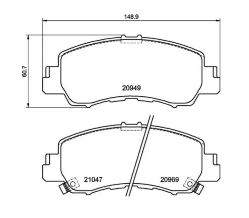 Brake Pad Set, disc brake