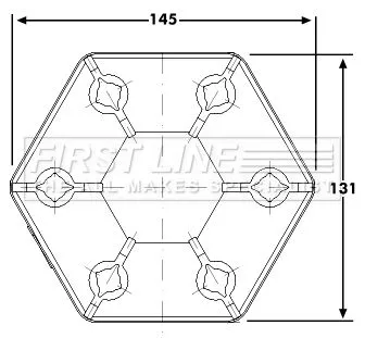 FIRST LINE FIRST LINE (FDC102) Joint, propshaft 