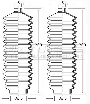 Bellow Kit, steering