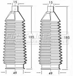 Bellow Kit, steering