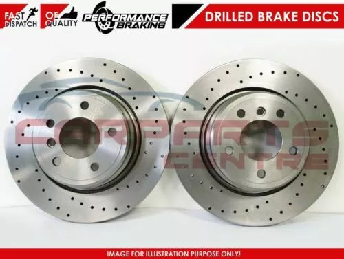 FOR BMW F20 F21 F22 F23 F87 FRONT PERFORMANCE DRILLED BRAKE DISCS DISC 284MM